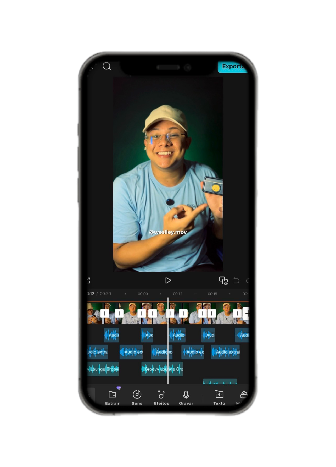Interface Mobile do Aplicativo